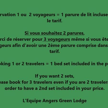 Angers Green Lodge Экстерьер фото