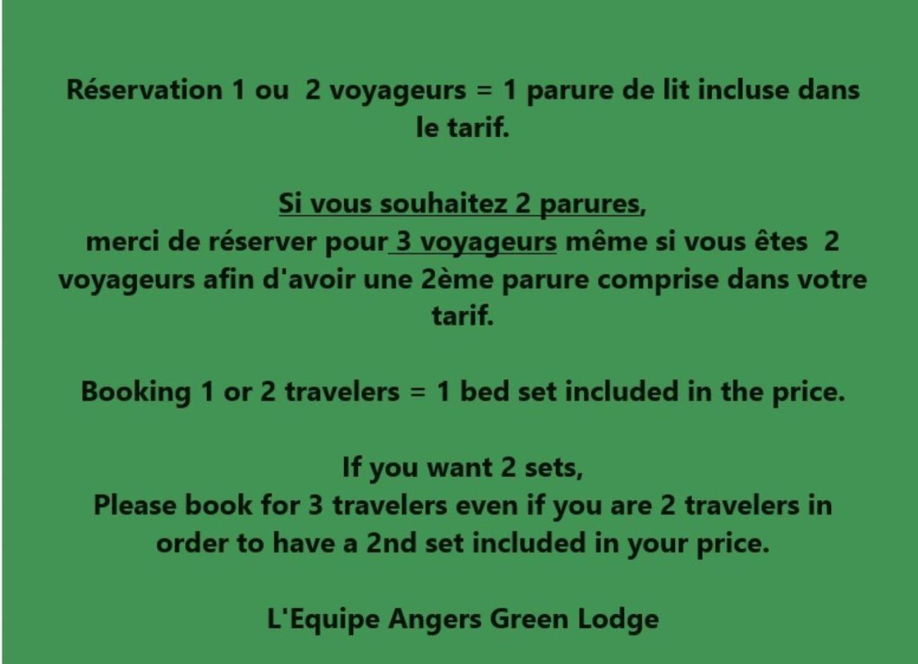 Angers Green Lodge Экстерьер фото